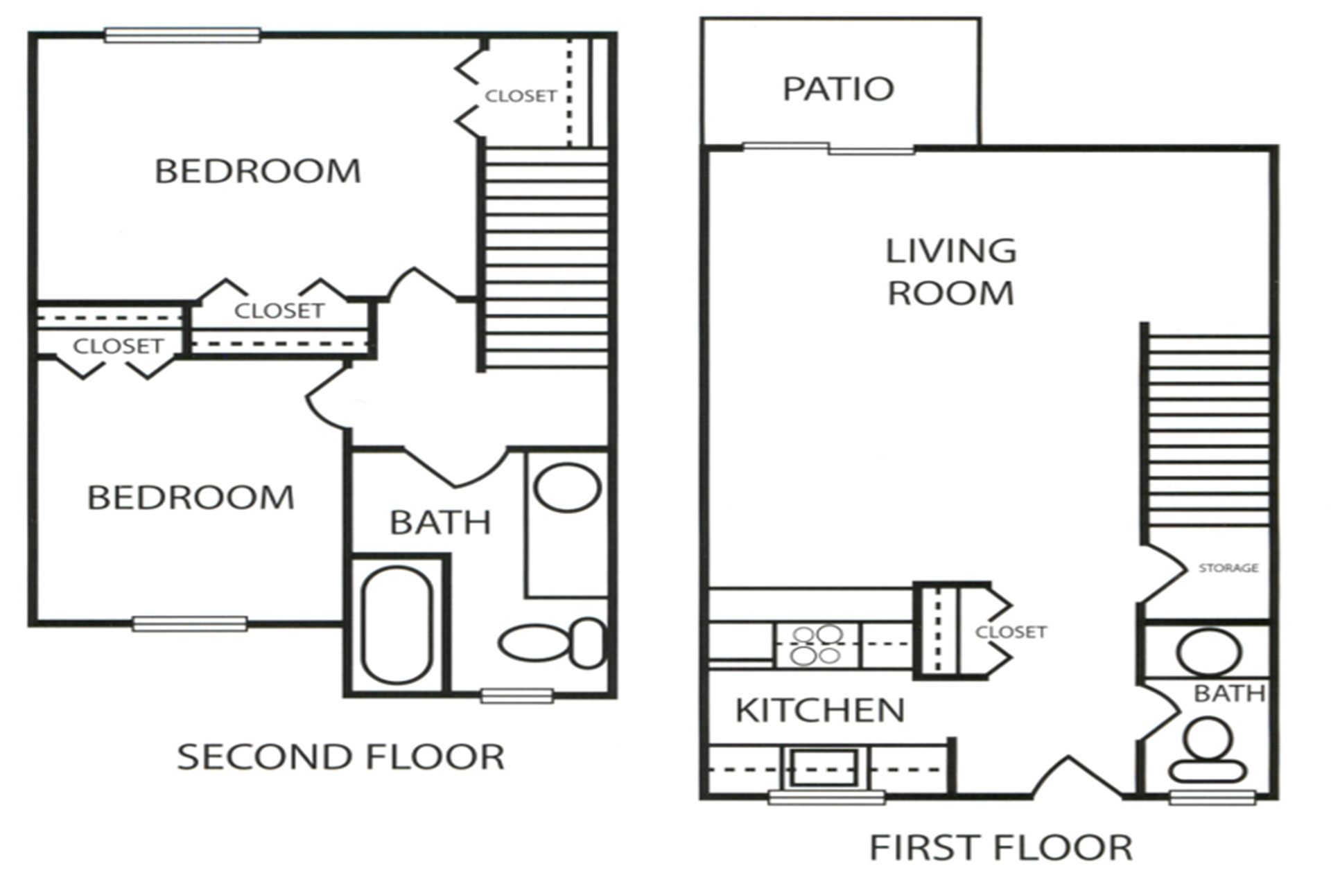 Two Bed plan