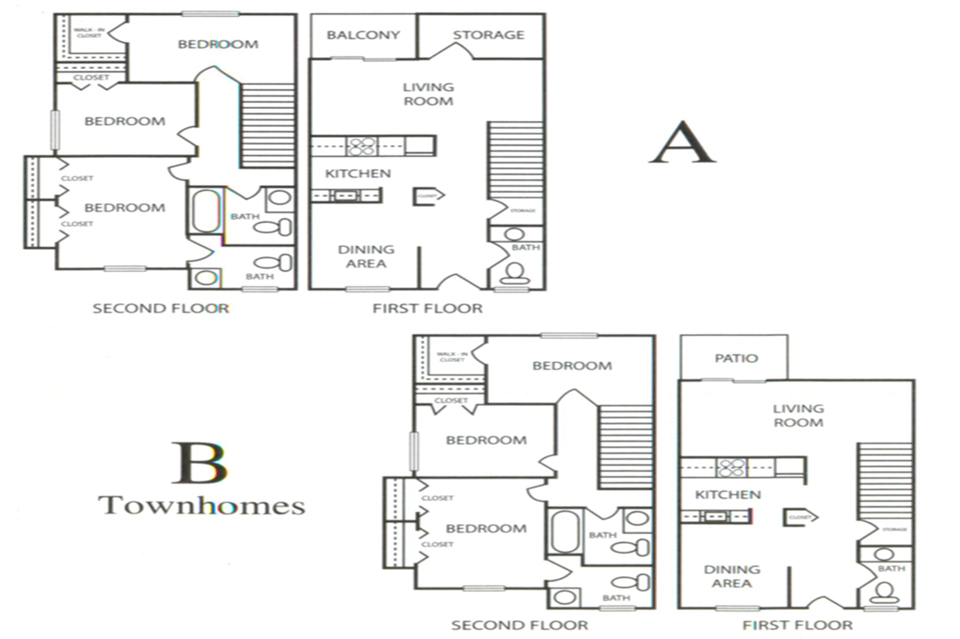 Arrowtree Apartments 3 bedrooms floor plans in Okemos Michigan
